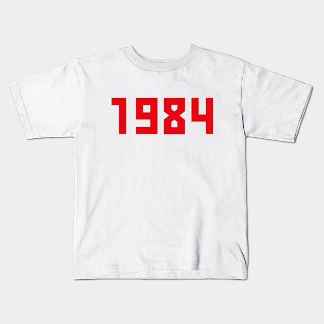 1984 George Orwell Kids T-Shirt by sedolin